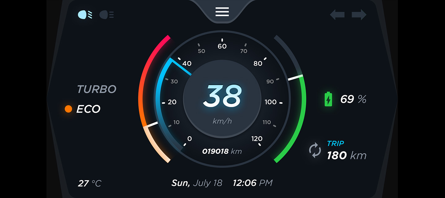 Veer E Bike Dashboard Veer E Bike Dashboard
