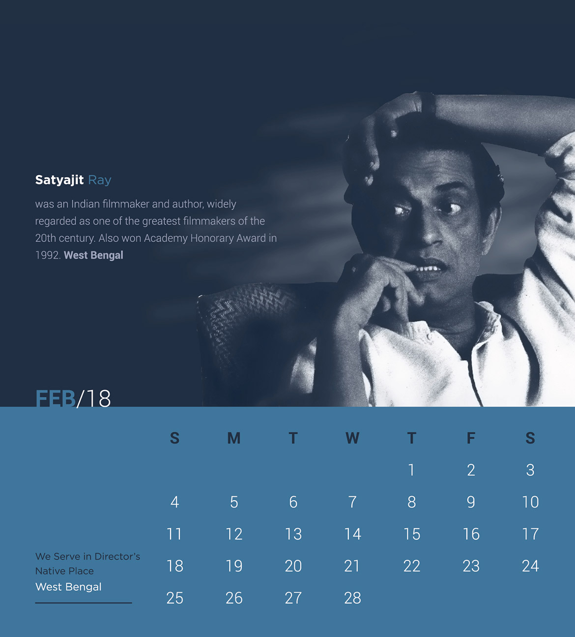 V-Xpress Desk Calendar February 2018