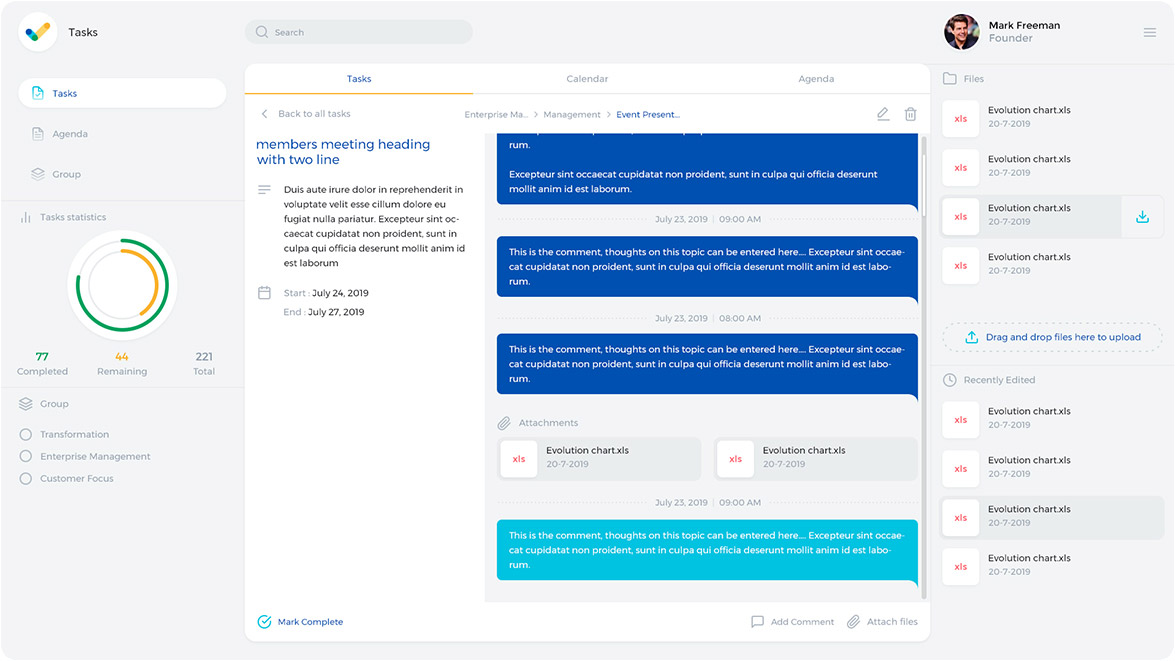 Task Management App To Do, Meeting, Project! Task Management App To Do, Meeting, Project!